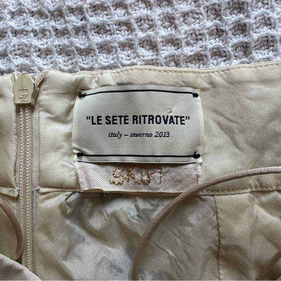 Forte Forte Le Sete Ritrovate 100% silk skirt women’s size small made in Italy - Picture 8 of 11
